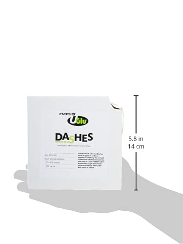 FLORAL OASIS UGLU DASH Pack of 1 - (1/2" x 1/2" Dash, 1,000 per Roll)