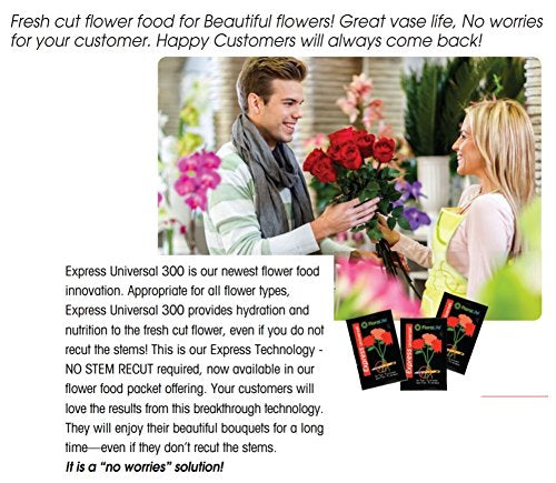 Cut Flower Food Floralife Flower Food Powdered Packets - Pack of 36 Express Universal Packets