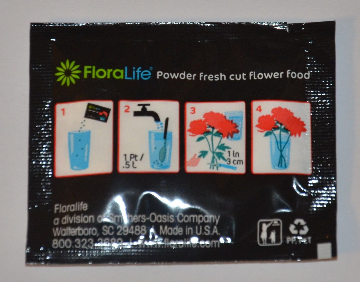 Floralife Flower Food 300, 5gm pkg 50