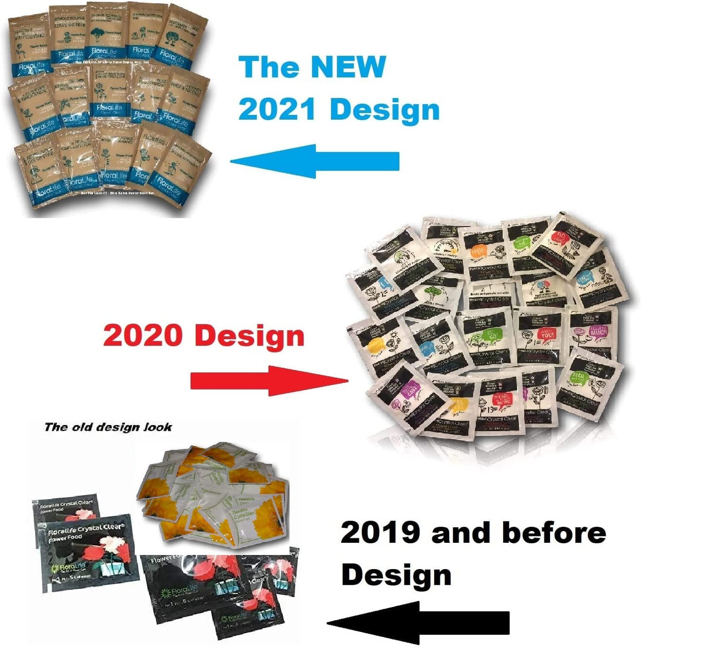 Cut Flower Food Floralife Crystal Clear 100 Powdered Packets (10gr Packets, Not The 5gr)