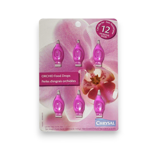 Chrysal Orchid Food Drops – Year-Long Supply for All Orchids