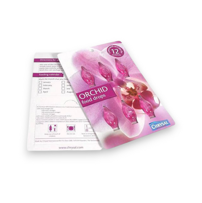 Chrysal Orchid Food Drops – Year-Long Supply for All Orchids