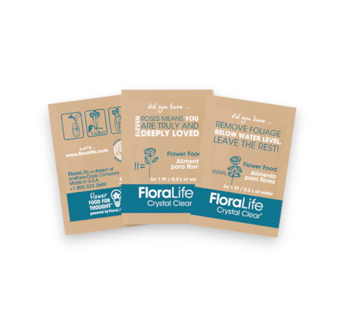 Cut Flower Food Floralife Crystal Clear Powdered 5gr Packets Fresh Stock, Fresh Cut Flowers Clear Formula Hydrate Nourish