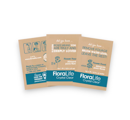 Cut Flower Food Floralife Crystal Clear Powdered 5gr Packets Fresh Stock, Fresh Cut Flowers Clear Formula Hydrate Nourish