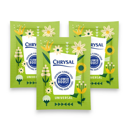 Chrysal Flower Boost – Clear Flower Food Packets for Flower Arrangements & Bouquets – Floral Supplies for Fresh Flowers – Fresh Flower Arrangements Supplies 5g