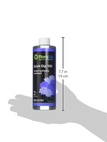 Floralife Quick Dip 100 Instant Hydrating Treatment, 16 Ounce