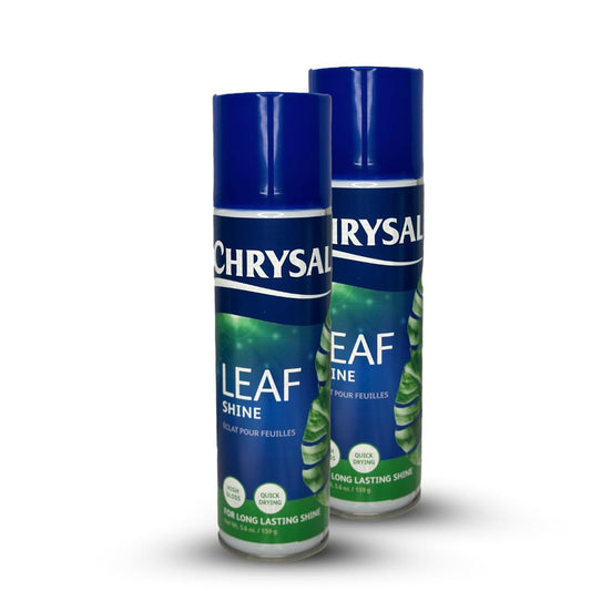 Chrysal Leaf Shine Spray for Indoor Plants – Flower Arrangement Spray for Flower Bouquets, House Plants, & More – Environmentally Safe Plant Cleaner Removes Dust – Flower & Gardening Supplies (2 Pack)