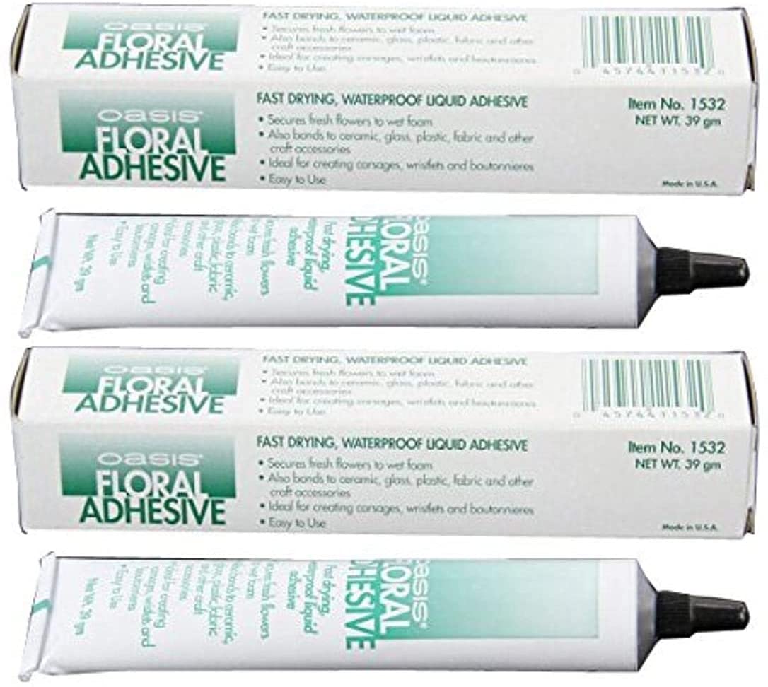 2 Pack of 39g Oasis Floral Adhesive Tube