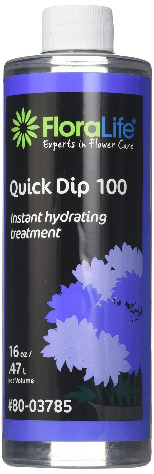 Floralife Quick Dip 100 Instant Hydrating Treatment, 16 Ounce