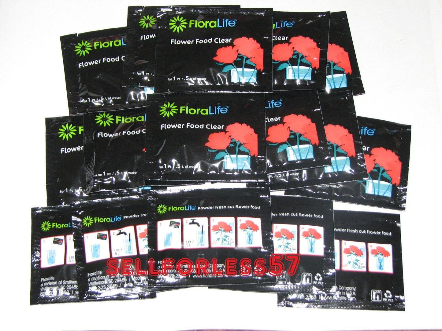 Floralife Flower Food 300, 5gm pkg 50