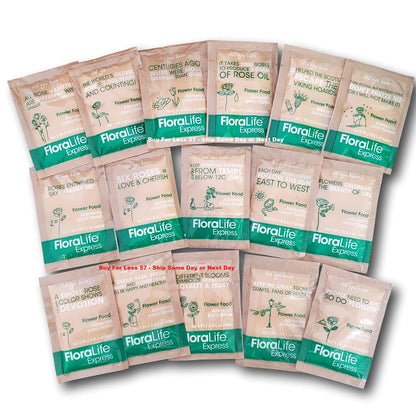 Cut Flower Food Floralife Flower Food Powdered Packets - Pack of 36 Express Universal Packets