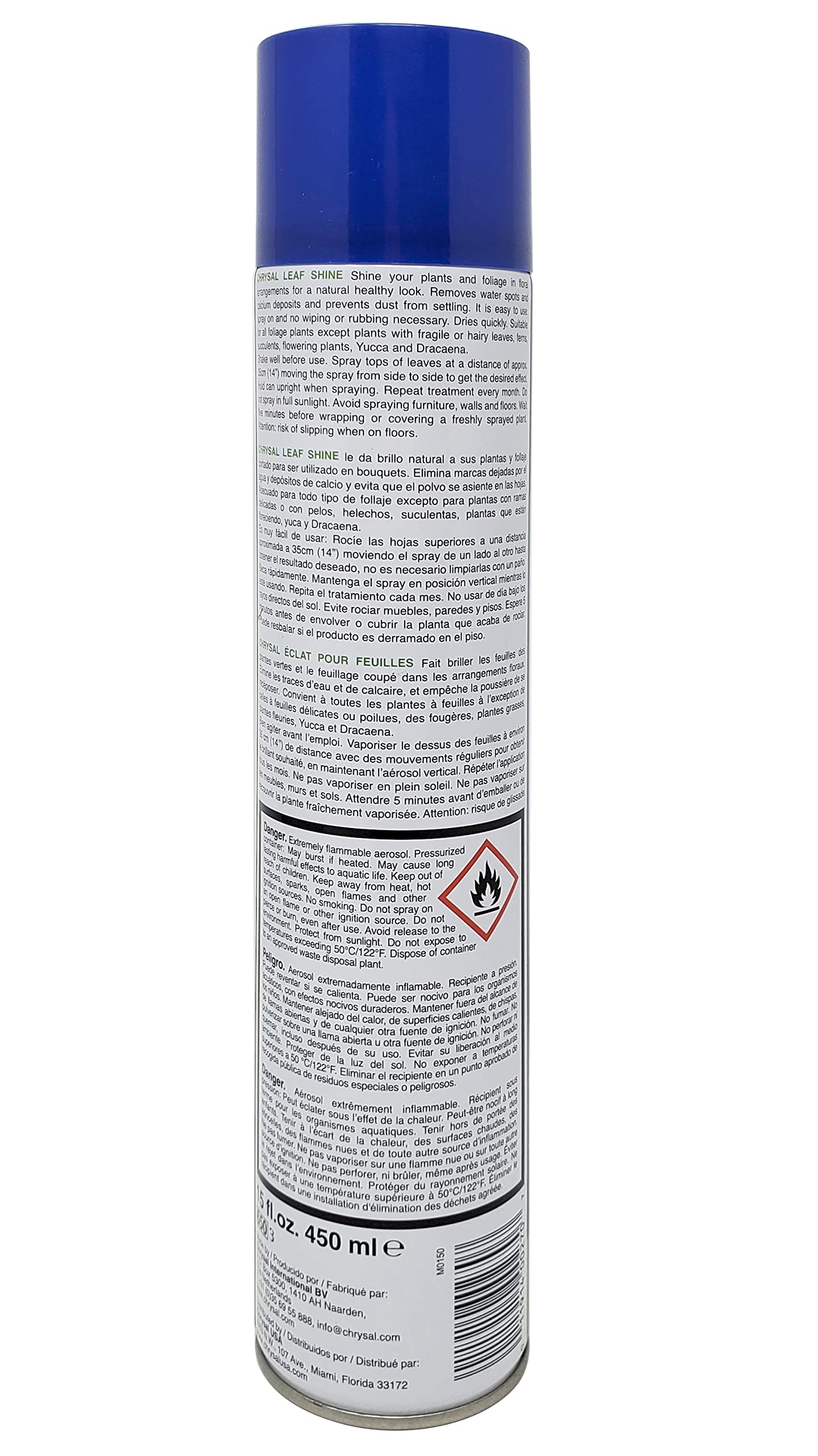 Chrysal Leafshine Flower and Plant Aerosol Spray - 10.1 oz.
